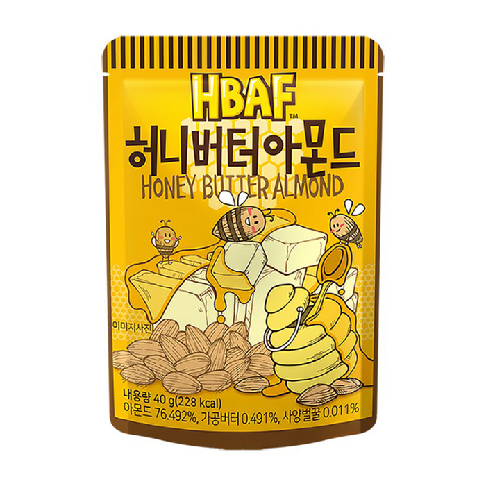 [바프]허니버터 아몬드 40g